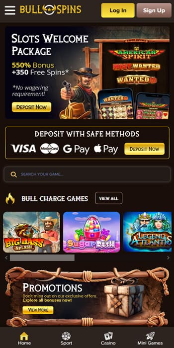 Paysafecard Casinos UK Bull Spins