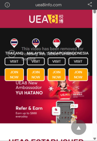 UEA8 Online Casino Lobby - Best Online Casinos in Singapore