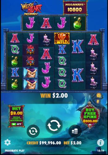 Witch Heart Megaways gameplay