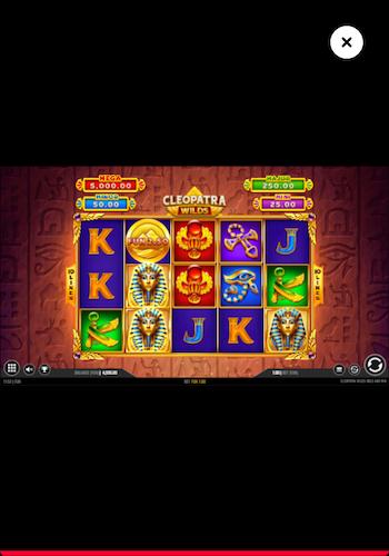 Cleopatra Wilds gameplay